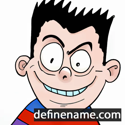 cartoon of the name Andreu