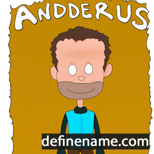 cartoon of the name Andreus