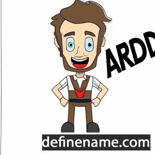 cartoon of the name Andri