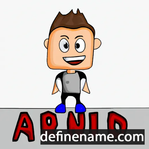 cartoon of the name Andri