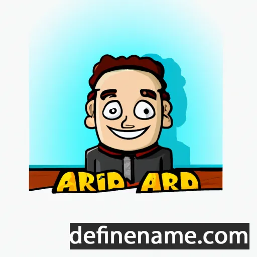 cartoon of the name Andri