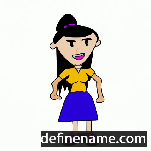 cartoon of the name Andrianampoinimerina