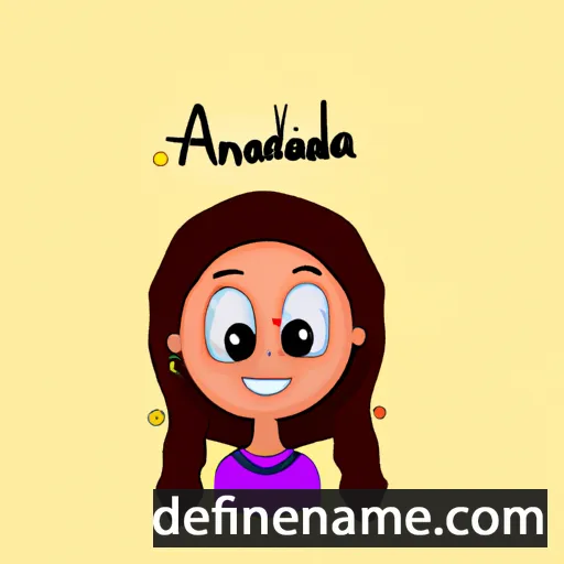 cartoon of the name Andrianna