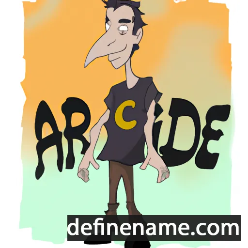 cartoon of the name Andric