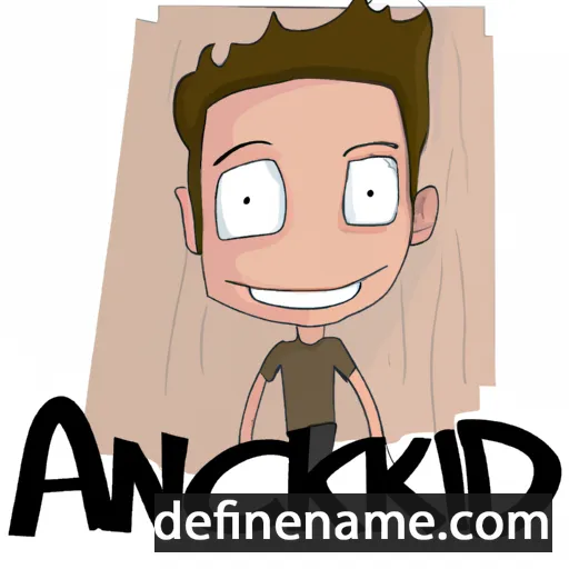 cartoon of the name Andrick