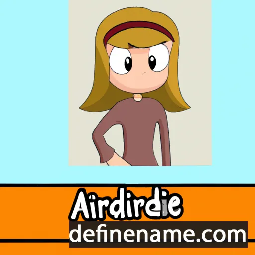 cartoon of the name Andriëtte