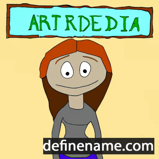 cartoon of the name Andrietta