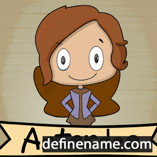 cartoon of the name Andriette