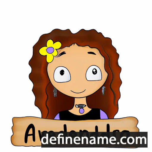 cartoon of the name Andrieva