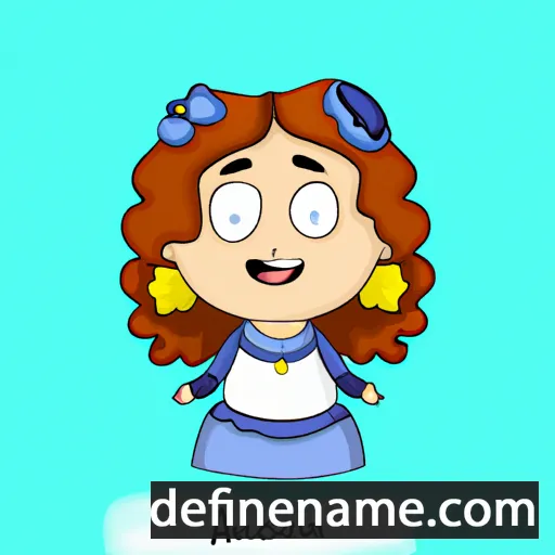 cartoon of the name Andrina