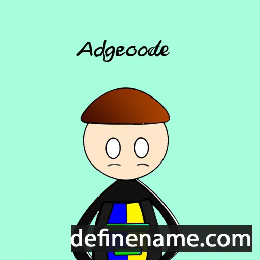 Androgée cartoon