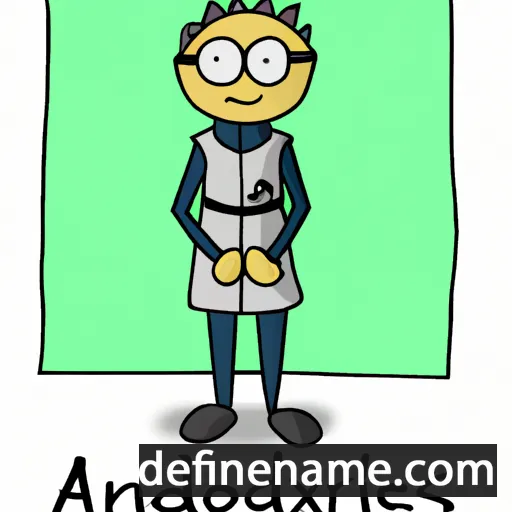 cartoon of the name Androkleides