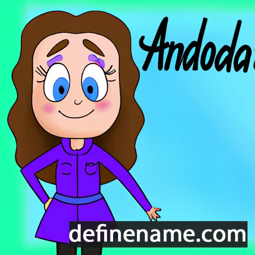 cartoon of the name Andronika