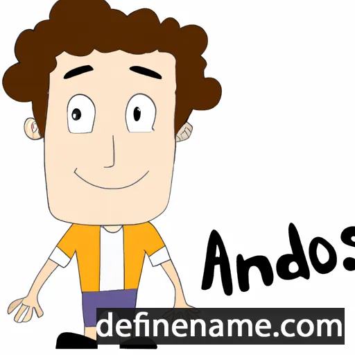 cartoon of the name Andros