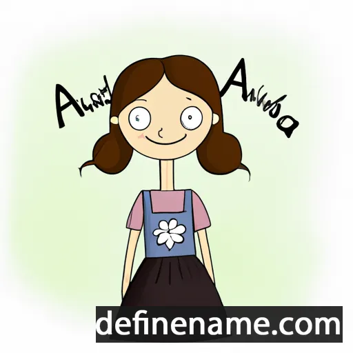 cartoon of the name Andruška