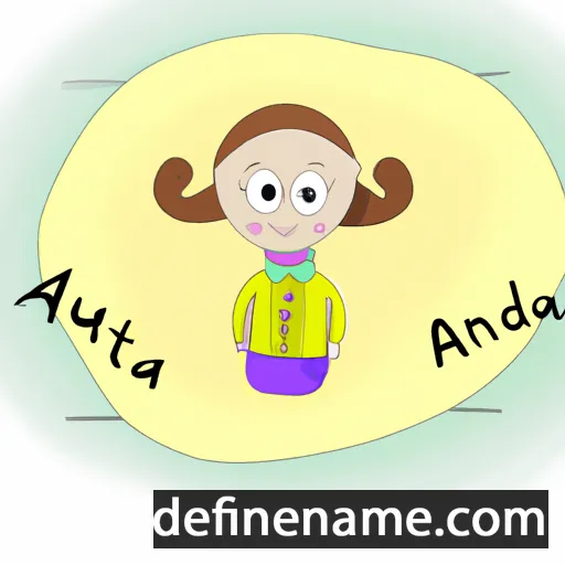 cartoon of the name Anduța