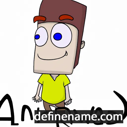 cartoon of the name Andward