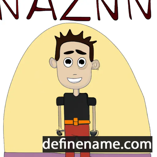 cartoon of the name Andzani