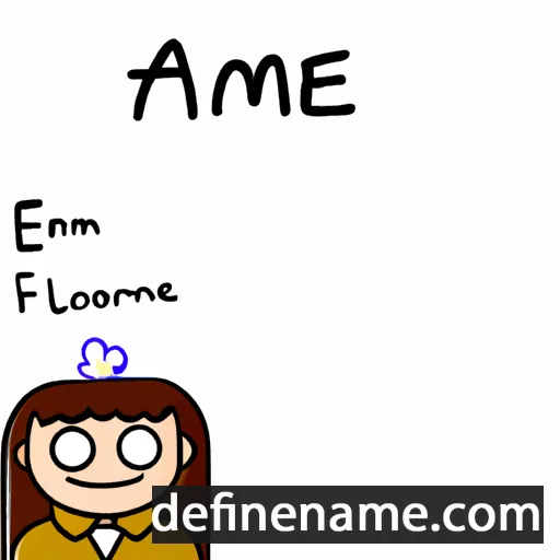 cartoon of the name Anémone