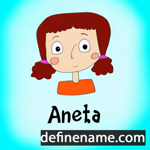 Anéta cartoon