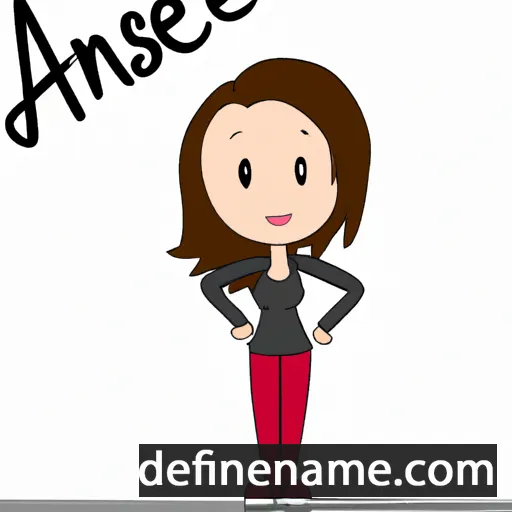 cartoon of the name Anèse