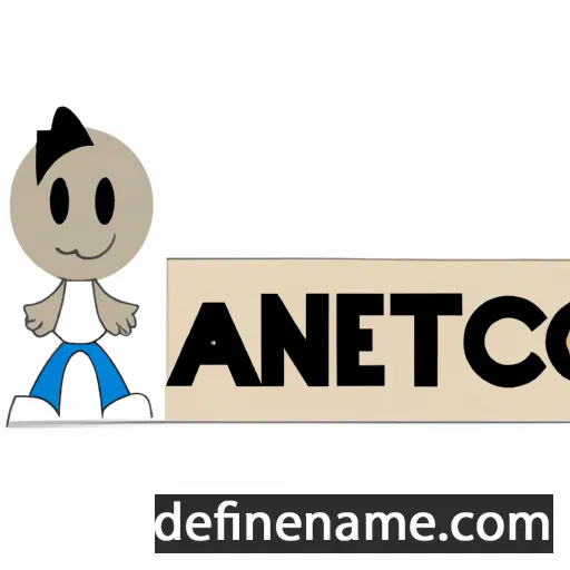 cartoon of the name Anecito