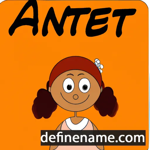 cartoon of the name Aneeta