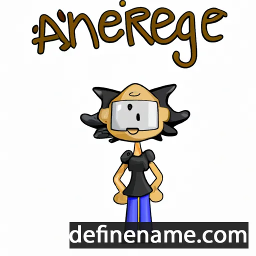 Anegrete cartoon