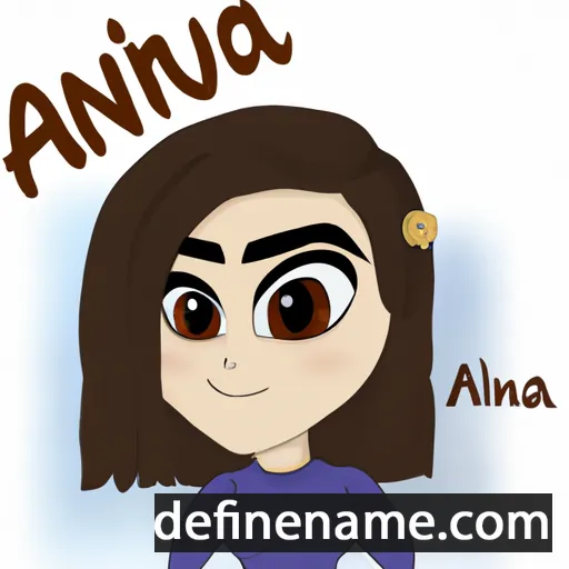 cartoon of the name Aneira