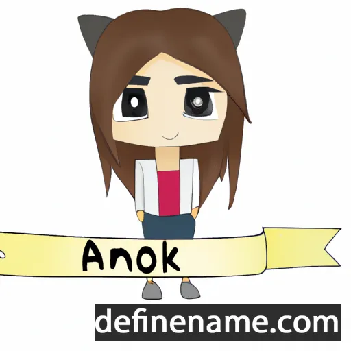 cartoon of the name Anekona