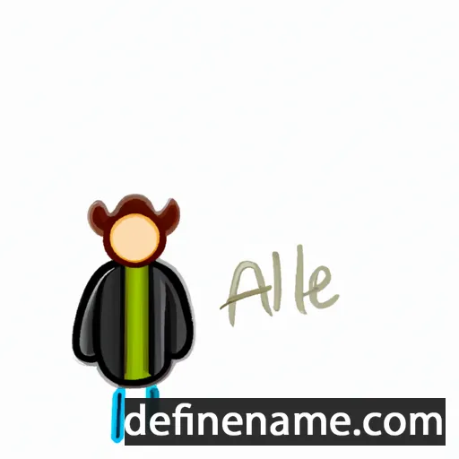 cartoon of the name Anelike