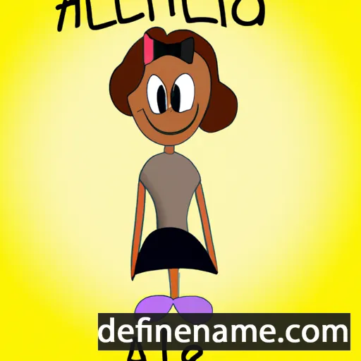 cartoon of the name Anella