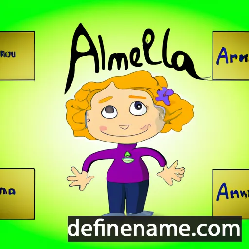 cartoon of the name Anelma