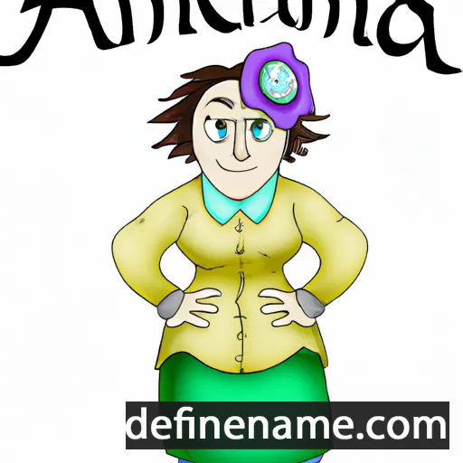 cartoon of the name Anemarija