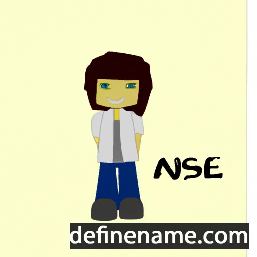 cartoon of the name Anesi