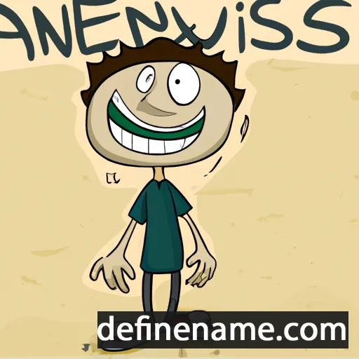 cartoon of the name Anesius