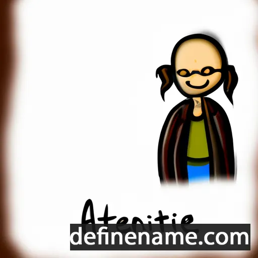 cartoon of the name Anetinka