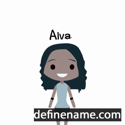 cartoon of the name Anevia