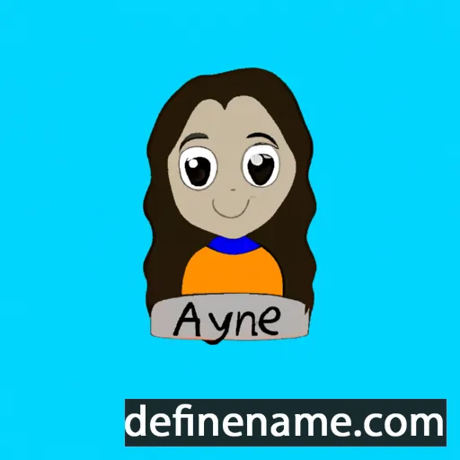 cartoon of the name Aneyda