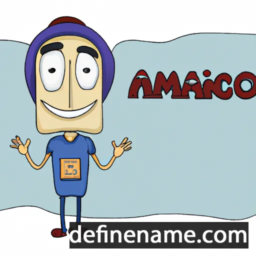 cartoon of the name Anfímaco