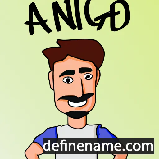 cartoon of the name Angad