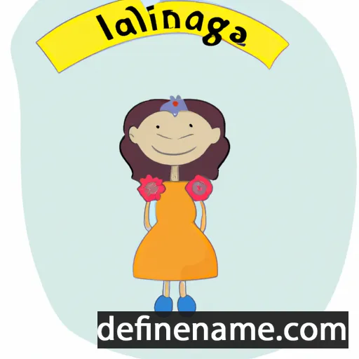 cartoon of the name Angalina