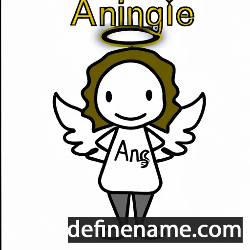 cartoon of the name Ange