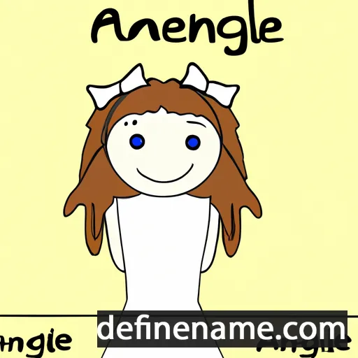 Angelanie cartoon