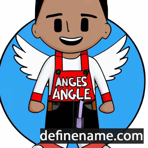 cartoon of the name Ángel de Jesús