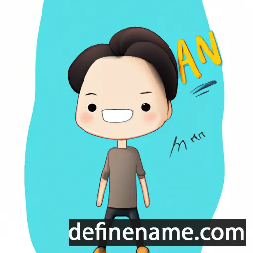 cartoon of the name Ánh