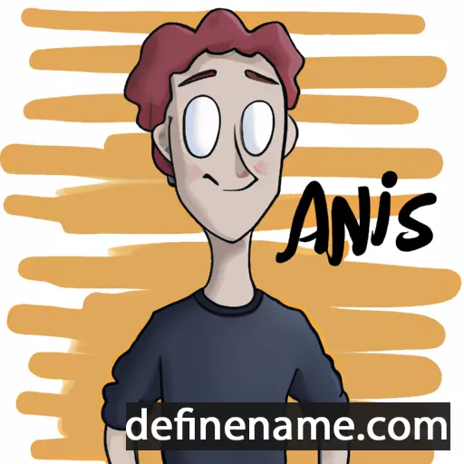 cartoon of the name Änis