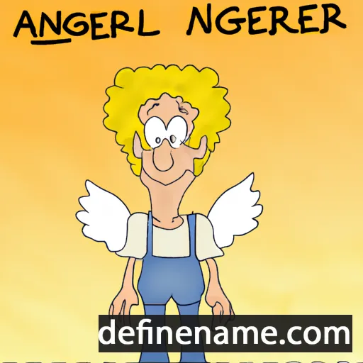 cartoon of the name Angelbert