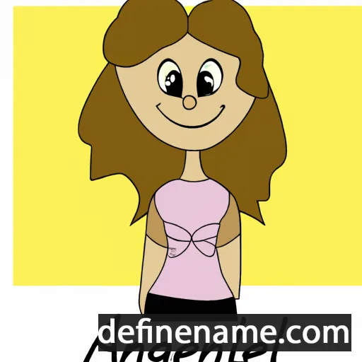 cartoon of the name Angelena