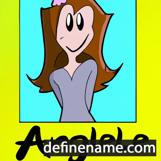 cartoon of the name Angelene